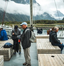 13 The group on board Milford Cruise