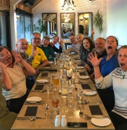 Dinner at Edgewater resort