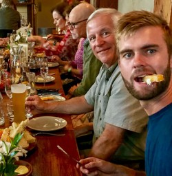 Dinner at Wanaka, New Zealand