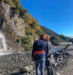 Falls at Franz Josef Glacier, West Coast New Zealand