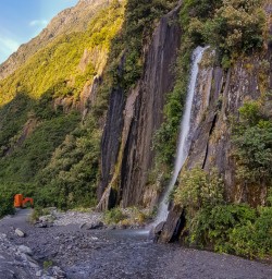 Falls at Franz Josef Glacier, West Coast New Zealand