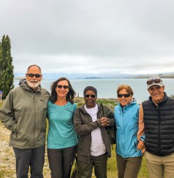 Group at Lake Tekapo, Canterbury New Zealand