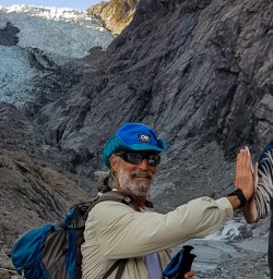 Guest at Franz Josef Glacier, West Coast New Zealand