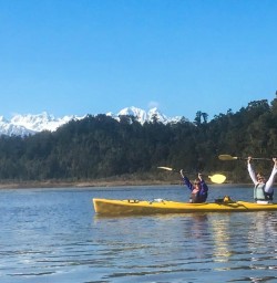 Kayaking the Okarito Lagoon, West Coast New Zealand