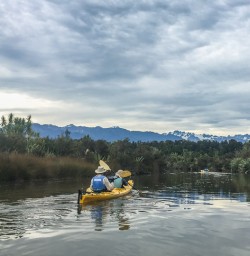 Kayaking the Okarito Lagoon, West Coast New Zealand
