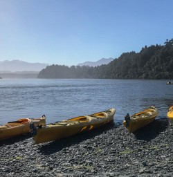 Kayaking the Okarito Lagoon, West Coast New Zealand