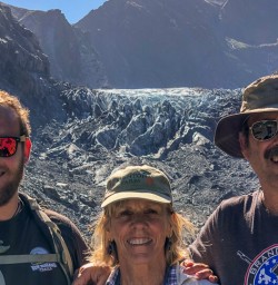 Selfie at Fox Glacier, West Coast New Zealand