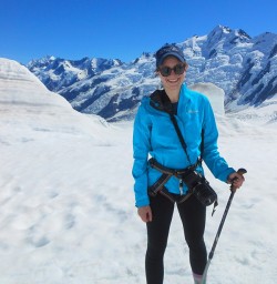 All snowshoed up on the Tasman Glacier!