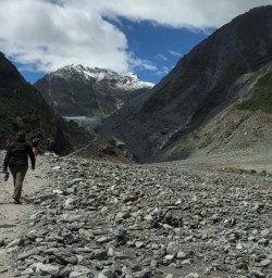 Walking the Fox Glacier Valley Track, West Coast New Zealand
