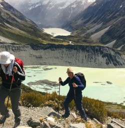 13. Guests making their way up the steps Sealy Tarns