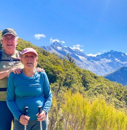 13. Two guests on Routeburn Track