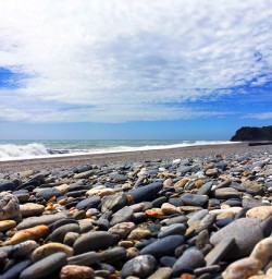 View on Haast Pass Beach
