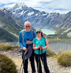 Hiking tour in Mount Cook National Park 