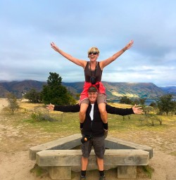 That's one way to climb higher! At Mt Iron