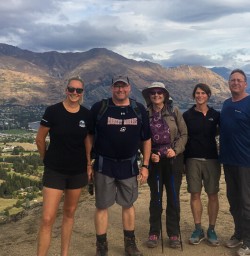 Group above Wanaka, Otago New Zealand