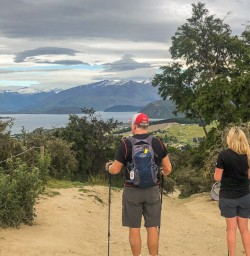 Group at Mt Iron Trail Lookout, Wanaka Otago New Zealand