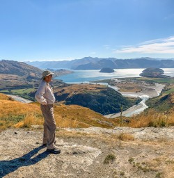 Guest above Lake Wanaka, Otago New Zealand