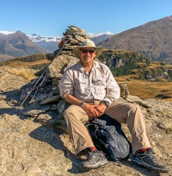 Guest above Lake Wanaka, Otago New Zealand