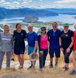Guided tour up Rocky Mountain summit