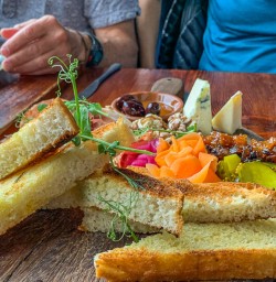 Lunch at Lake Wanaka, Otago New Zealand