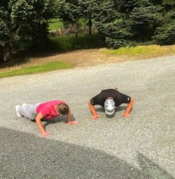 14. Car Park pushups