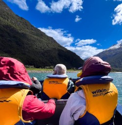 Jet boat Mount Aspiring National Park
