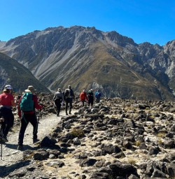 Mount cook national park hiking adventure