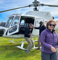 Flying into Wanaka