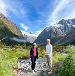 Magnificent views on the way to Milford Sound 