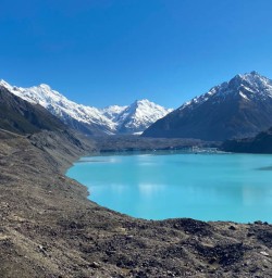 Lake tasman new zealand