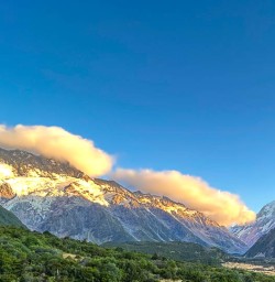 Sunset at Mount Cook National Park 