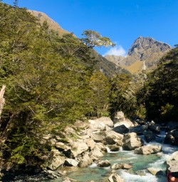 1. Two happy guests Routeburn Track