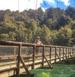 1. Guest crossing bridge Kepler Track