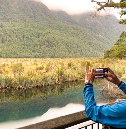 1. Fiordland the Divide lookout reflections