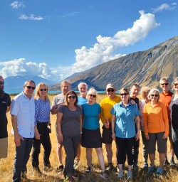 1. Group Photo on the drive to Ohau
