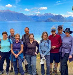 1. Group photo at Lake Manapouri