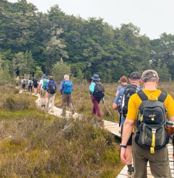 1. Guests on Kepler wetland boardwalk
