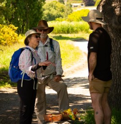 1. Guide and guests at magic spot