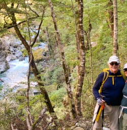 1. Happy guest couple on Routeburn Track