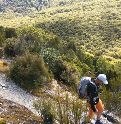 1. Heading down Kepler Track
