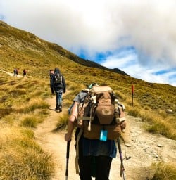 1. Hiking up Ben Lomond