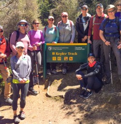 1. Kepler Track sign group picture