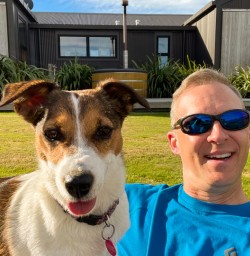 1. Solo guest and dog Ohau