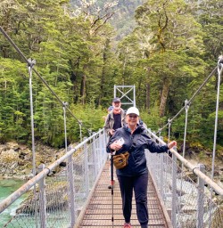 1. Solo guest on Swing Bridge Routeburn Track