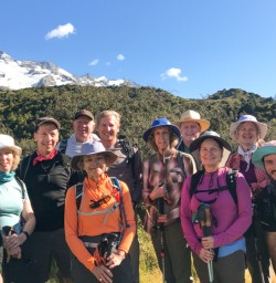2 Group photo in Mt Cook National Park