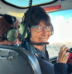 Helicopter flight to the Kepler Track 