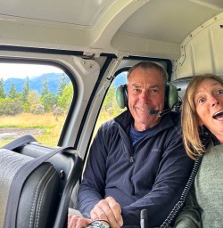 Helicopter ride to Kepler Track 
