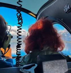 Helicopter ride to My Luxmore