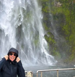 Milford Sound majestic waterfalls 