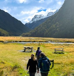 Routeburn Flats in New Zealand